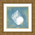 thumbnail image 1 of Prime, Marcus 12x12 Gold Ornate Wood Framed with Double Matting Museum Art Print Titled - Coastal Embellishment 2, 1 of 4
