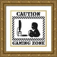 thumbnail image 1 of Prime, Marcus 12x12 Gold Ornate Wood Framed with Double Matting Museum Art Print Titled - Gaming Zone, 1 of 4