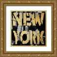 thumbnail image 1 of Prime, Marcus 12x12 Gold Ornate Wood Framed with Double Matting Museum Art Print Titled - New York Shout, 1 of 4