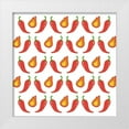 thumbnail image 1 of Prime, Marcus 12x12 White Modern Wood Framed Museum Art Print Titled - Fire Peppers, 1 of 4