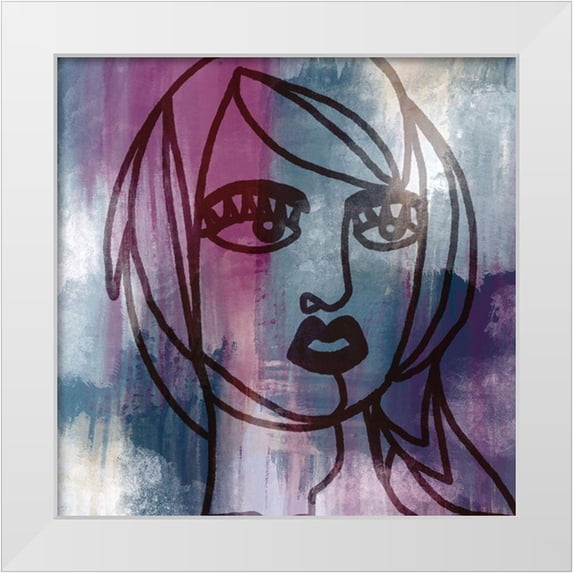 Prime, Marcus 12x12 White Modern Wood Framed Museum Art Print Titled - Mademoiselle 1