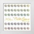 thumbnail image 1 of Prime, Marcus 12x12 White Modern Wood Framed Museum Art Print Titled - Outer Space And Back 1, 1 of 4