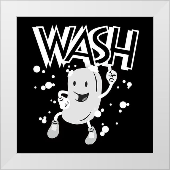 Prime, Marcus 12x12 White Modern Wood Framed Museum Art Print Titled - Retro Soap Dance 2