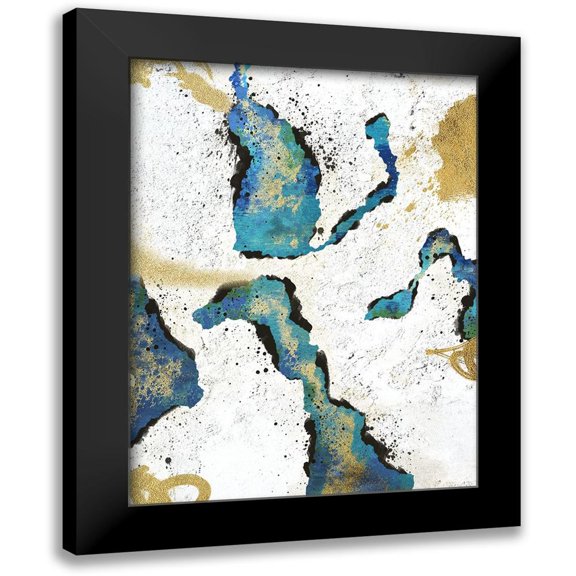 Prime, Marcus 12x14 Black Modern Framed Museum Art Print Titled - Abstract Glitz 1