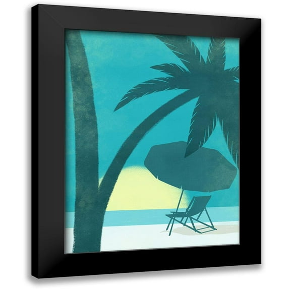 Prime, Marcus 12x14 Black Modern Framed Museum Art Print Titled - Coastal Fun 3