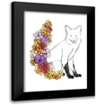 thumbnail image 1 of Prime, Marcus 12x14 Black Modern Framed Museum Art Print Titled - Flower Fox, 1 of 5