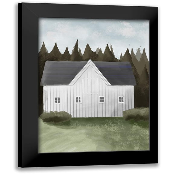 Prime, Marcus 12x14 Black Modern Framed Museum Art Print Titled - Rural Homestead