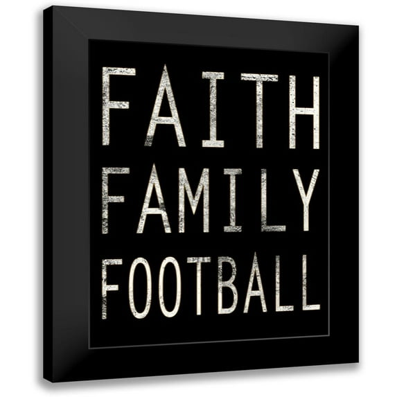 Prime, Marcus 12x14 Black Modern Framed Museum Art Print Titled - Sporty Faith 1