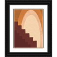 thumbnail image 1 of Prime, Marcus 12x14 Black Ornate Wood Framed with Double Matting Museum Art Print Titled - Descending Path 1, 1 of 4