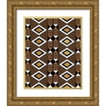 thumbnail image 1 of Prime, Marcus 12x14 Gold Ornate Wood Framed with Double Matting Museum Art Print Titled - Bogolan Tradition 3, 1 of 4