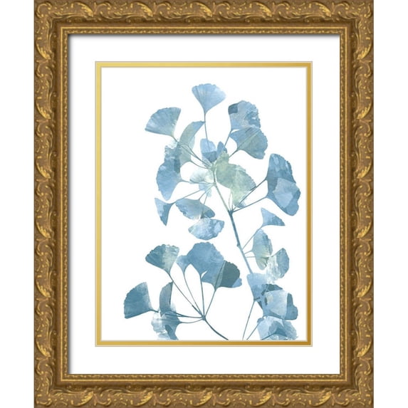 Prime, Marcus 12x14 Gold Ornate Wood Framed with Double Matting Museum Art Print Titled - Ginko Life 2