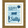 thumbnail image 1 of Prime, Marcus 12x14 Gold Ornate Wood Framed with Double Matting Museum Art Print Titled - Happy And Salty, 1 of 4