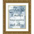 thumbnail image 1 of Prime, Marcus 12x14 Gold Ornate Wood Framed with Double Matting Museum Art Print Titled - Possible Faith, 1 of 4