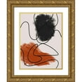 thumbnail image 1 of Prime, Marcus 12x14 Gold Ornate Wood Framed with Double Matting Museum Art Print Titled - Scribble Dribble 2, 1 of 4