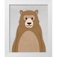 thumbnail image 1 of Prime, Marcus 12x14 White Modern Wood Framed Museum Art Print Titled - Cheery Bear, 1 of 4