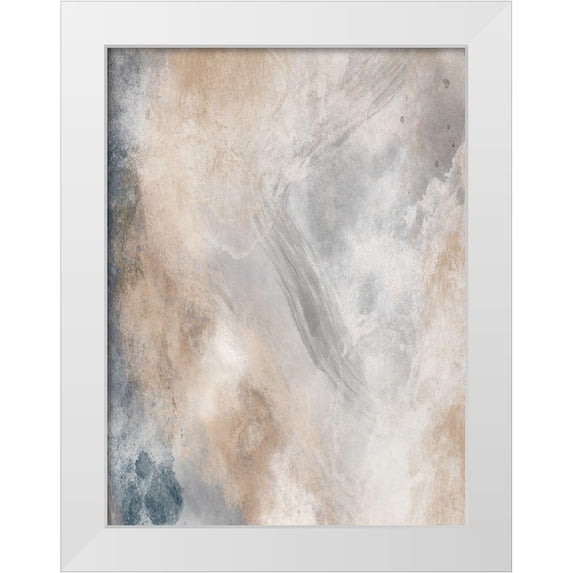 Prime, Marcus 12x14 White Modern Wood Framed Museum Art Print Titled - Earthly Tones 4
