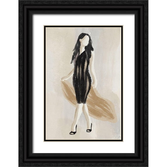 Prime, Marcus 13x18 Black Ornate Wood Framed with Double Matting Museum Art Print Titled - Expressed Fashion 1