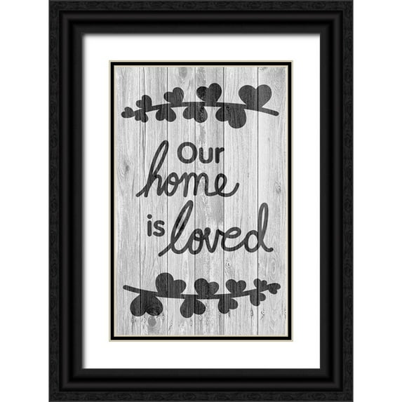 Prime, Marcus 13x18 Black Ornate Wood Framed with Double Matting Museum Art Print Titled - Loving Home
