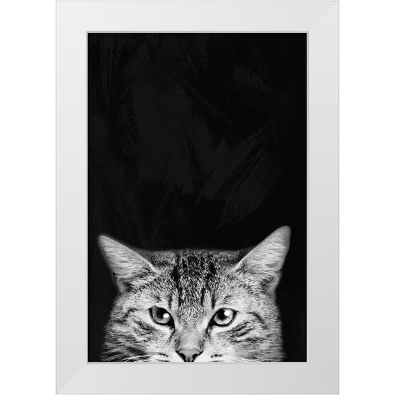 Prime, Marcus 13x18 White Modern Wood Framed Museum Art Print Titled - Sneaky Stare 1