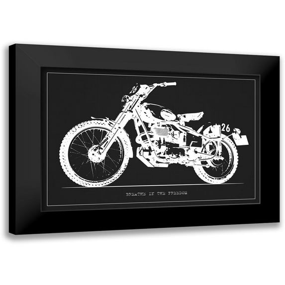 Prime, Marcus 14x11 Black Modern Framed Museum Art Print Titled - Breathing Freedom