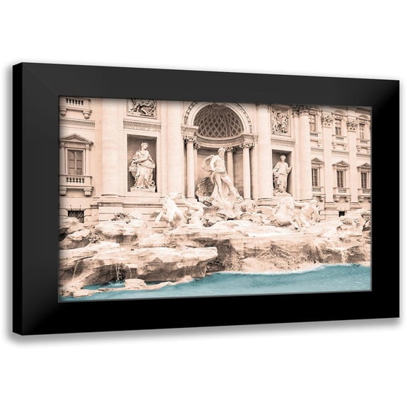 Prime, Marcus 14x11 Black Modern Framed Museum Art Print Titled - Fontana Di Trevi