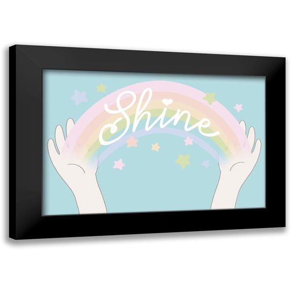 Prime, Marcus 14x11 Black Modern Framed Museum Art Print Titled - Rainbow Shine 2