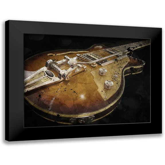 Prime, Marcus 14x12 Black Modern Framed Museum Art Print Titled - Electric Guitar