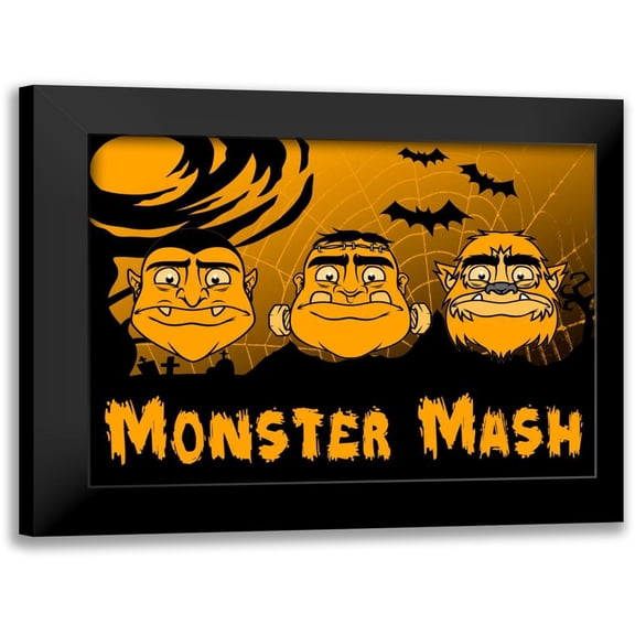 Prime, Marcus 14x12 Black Modern Framed Museum Art Print Titled - Monster Mash