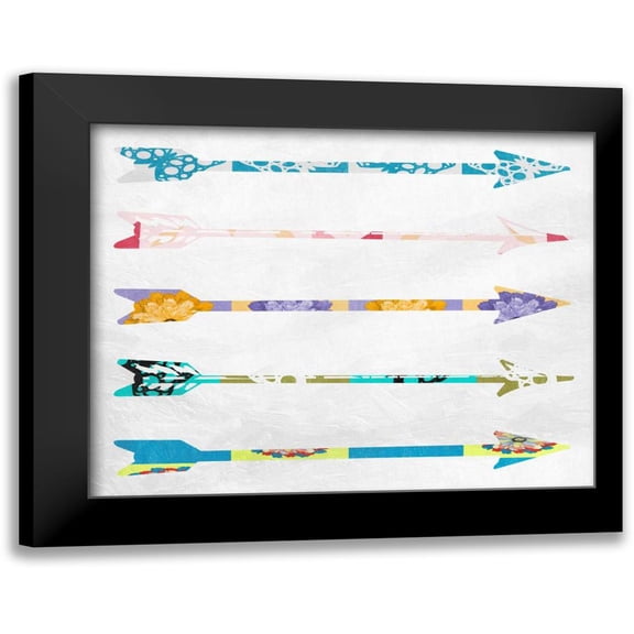 Prime, Marcus 14x12 Black Modern Framed Museum Art Print Titled - Patchy Arrows