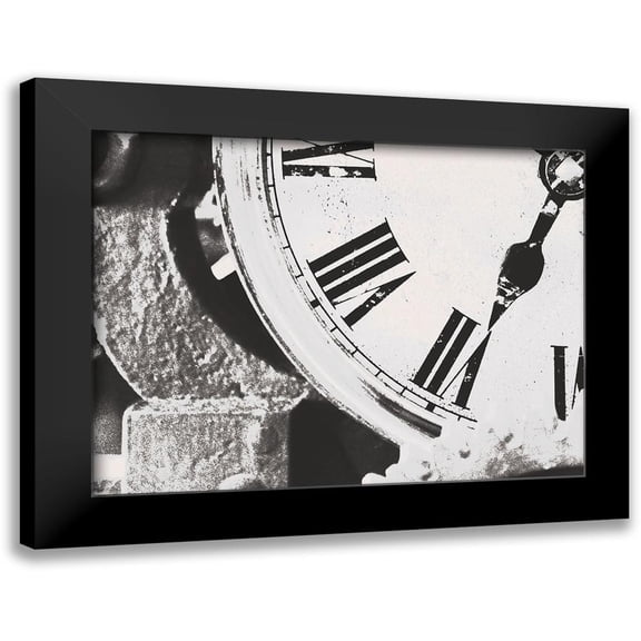 Prime, Marcus 14x12 Black Modern Framed Museum Art Print Titled - Timeless Clock