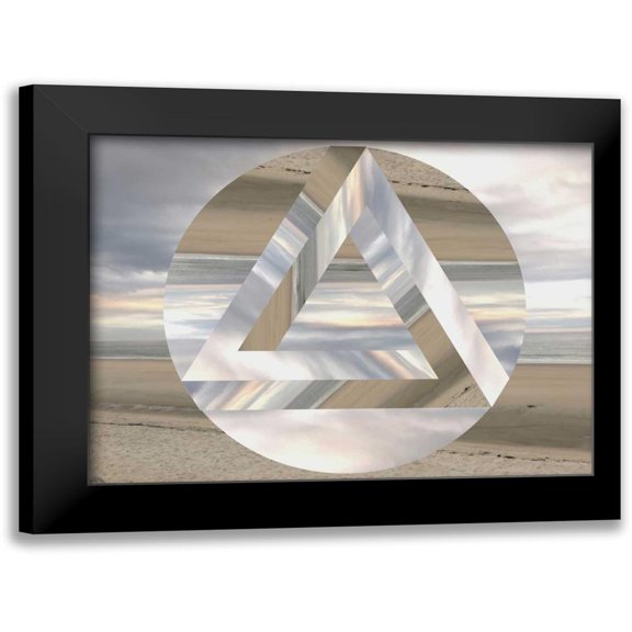 Prime, Marcus 14x12 Black Modern Framed Museum Art Print Titled - Triangular Morning