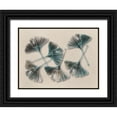 thumbnail image 1 of Prime, Marcus 14x12 Black Ornate Wood Framed with Double Matting Museum Art Print Titled - Aged Brass Ginkos 2, 1 of 4