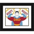 thumbnail image 1 of Prime, Marcus 14x12 Black Ornate Wood Framed with Double Matting Museum Art Print Titled - Mighty Mighty Dad, 1 of 4