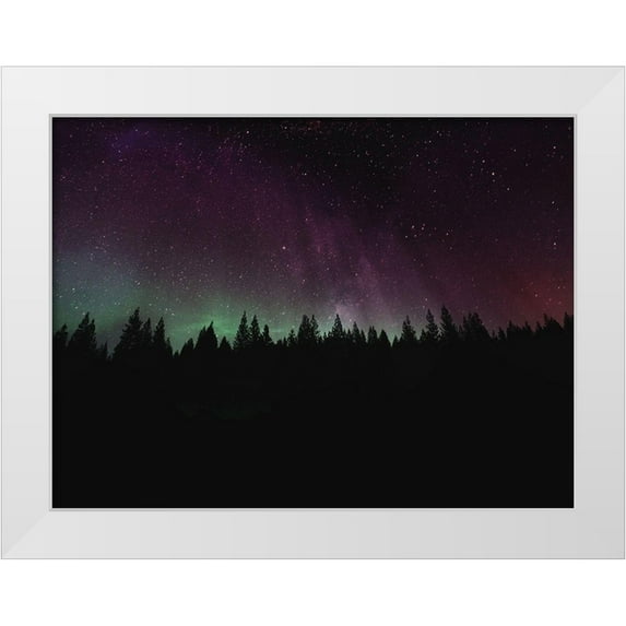 Prime, Marcus 14x12 White Modern Wood Framed Museum Art Print Titled - Borealis Dreams 2
