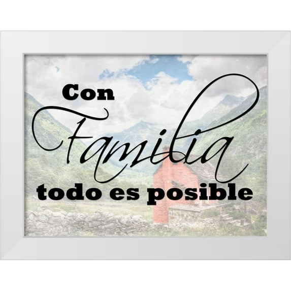 Prime, Marcus 14x12 White Modern Wood Framed Museum Art Print Titled - Familia Posible
