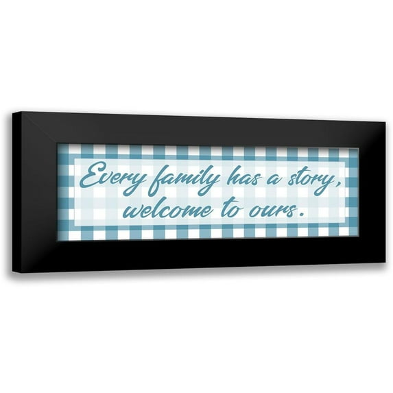 Prime, Marcus 14x7 Black Modern Framed Museum Art Print Titled - Family Story 1