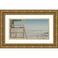 thumbnail image 1 of Prime, Marcus 14x9 Gold Ornate Wood Framed with Double Matting Museum Art Print Titled - Watchful Lifeguard 2, 1 of 4