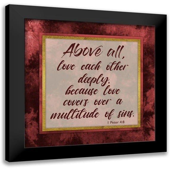 Prime, Marcus 15x15 Black Modern Framed Museum Art Print Titled - Above All