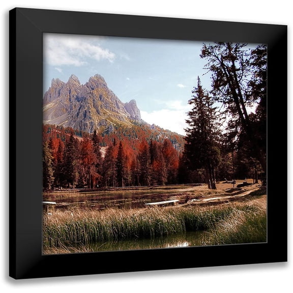 Prime, Marcus 15x15 Black Modern Framed Museum Art Print Titled - Fall Lake Views