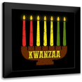 thumbnail image 1 of Prime, Marcus 15x15 Black Modern Framed Museum Art Print Titled - Lit Kwanzaa, 1 of 5