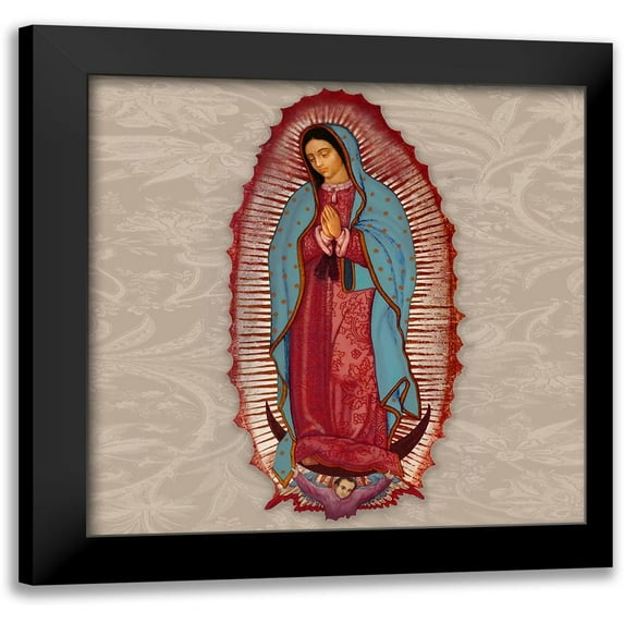 Prime, Marcus 15x15 Black Modern Framed Museum Art Print Titled - Loved Guadalupe 1