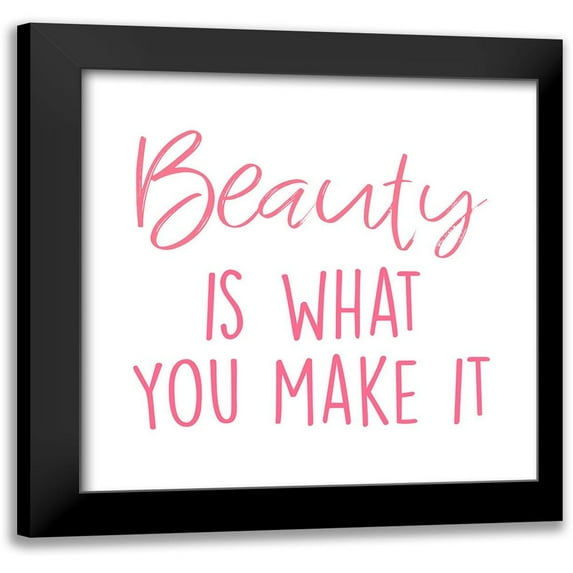 Prime, Marcus 15x15 Black Modern Framed Museum Art Print Titled - Making Beauty 1