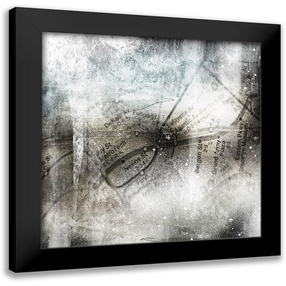 Prime, Marcus 15x15 Black Modern Framed Museum Art Print Titled - New York New York