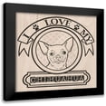thumbnail image 1 of Prime, Marcus 15x15 Black Modern Framed Museum Art Print Titled - Pet Love Pattern 1, 1 of 5