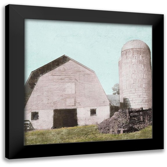 Prime, Marcus 15x15 Black Modern Framed Museum Art Print Titled - Spring Silos