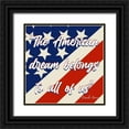 thumbnail image 1 of Prime, Marcus 15x15 Black Ornate Wood Framed with Double Matting Museum Art Print Titled - American Dream, 1 of 4