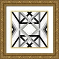 thumbnail image 1 of Prime, Marcus 15x15 Gold Ornate Wood Framed with Double Matting Museum Art Print Titled - Monochromatic Textile, 1 of 4