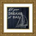 thumbnail image 1 of Prime, Marcus 15x15 Gold Ornate Wood Framed with Double Matting Museum Art Print Titled - Set Sail 1, 1 of 4