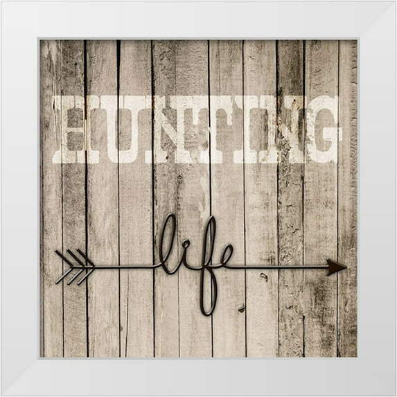 Prime, Marcus 15x15 White Modern Wood Framed Museum Art Print Titled - Hunting Life 3