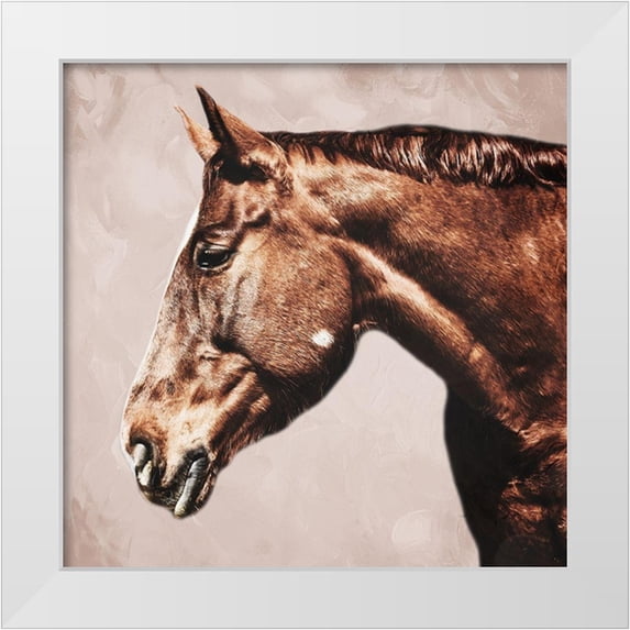 Prime, Marcus 15x15 White Modern Wood Framed Museum Art Print Titled - Marching Steed